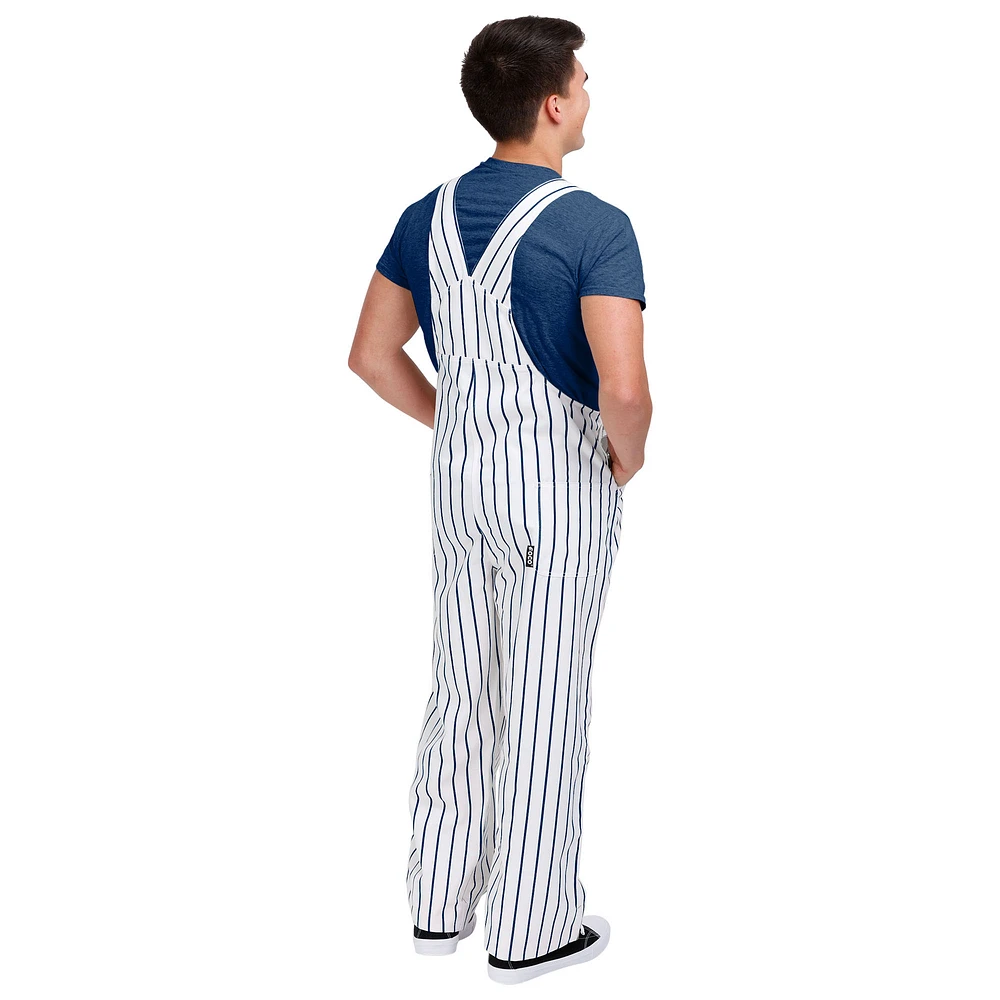 Salopette à rayures fines FOCO blanche pour homme des Yankees de New York
