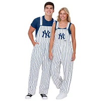 Salopette à rayures fines FOCO blanche pour homme des Yankees de New York