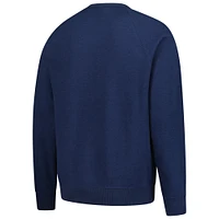 Men's Homage  Navy New York Yankees Retro Tri-Blend Pullover Sweatshirt