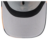 Men's New Era  Black New York Yankees Bleached A-Frame 9FORTY Adjustable Hat