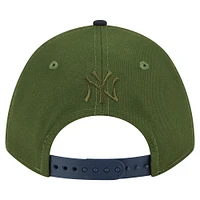 Casquette ajustable New Era 9FORTY A-Frame City Feature New York Yankees vert foncé pour homme