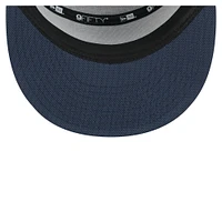 Men's New Era  Navy New York Yankees Split Panel 9FIFTY Trucker Snapback