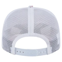Casquette extensible à bouton-pression 9SEVENTY Flamingo New Era blanche des Yankees de New York pour homme