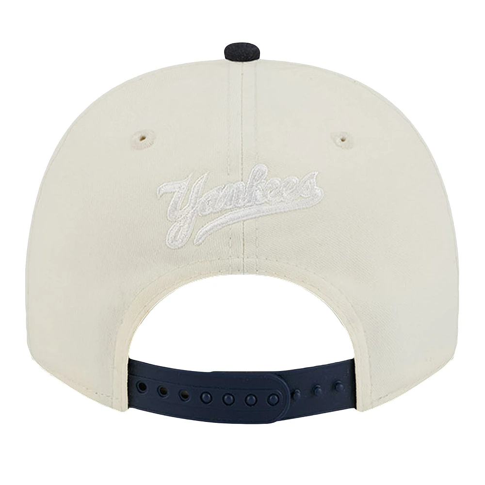 Men's New Era  White New York Yankees Team Scribble Golfer Adjustable Hat