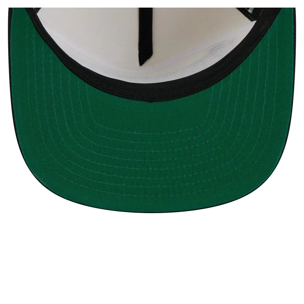 Men's New Era  White New York Yankees Team Scribble Golfer Adjustable Hat