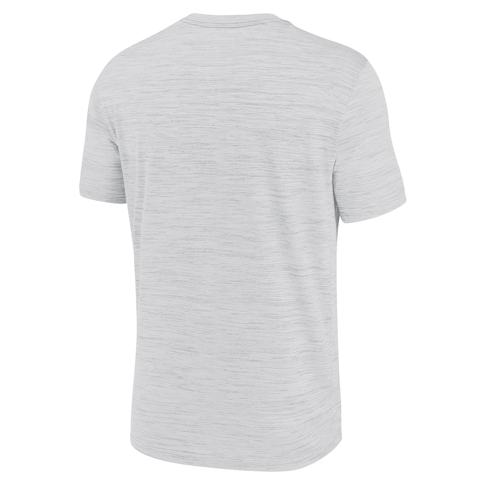 T-shirt Nike Ash New York Yankees Authentic Collection Velocity Performance pour homme