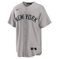 Men's Nike Gerrit Cole Gray New York Yankees Alternate Replica 2.0 Player Jersey