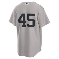 Men's Nike Gerrit Cole Gray New York Yankees Alternate Replica 2.0 Player Jersey