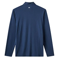 Pull à glissière quart de tour tri-blend bleu marine New York Yankees Time to Tailgate pour homme TravisMathew
