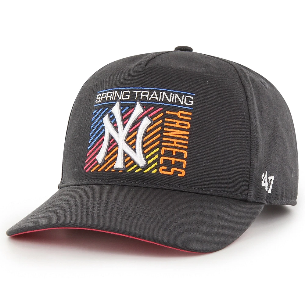 Casquette '47 Charcoal New York Yankees 2023 Spring Training Reflex Hitch Snapback pour homme