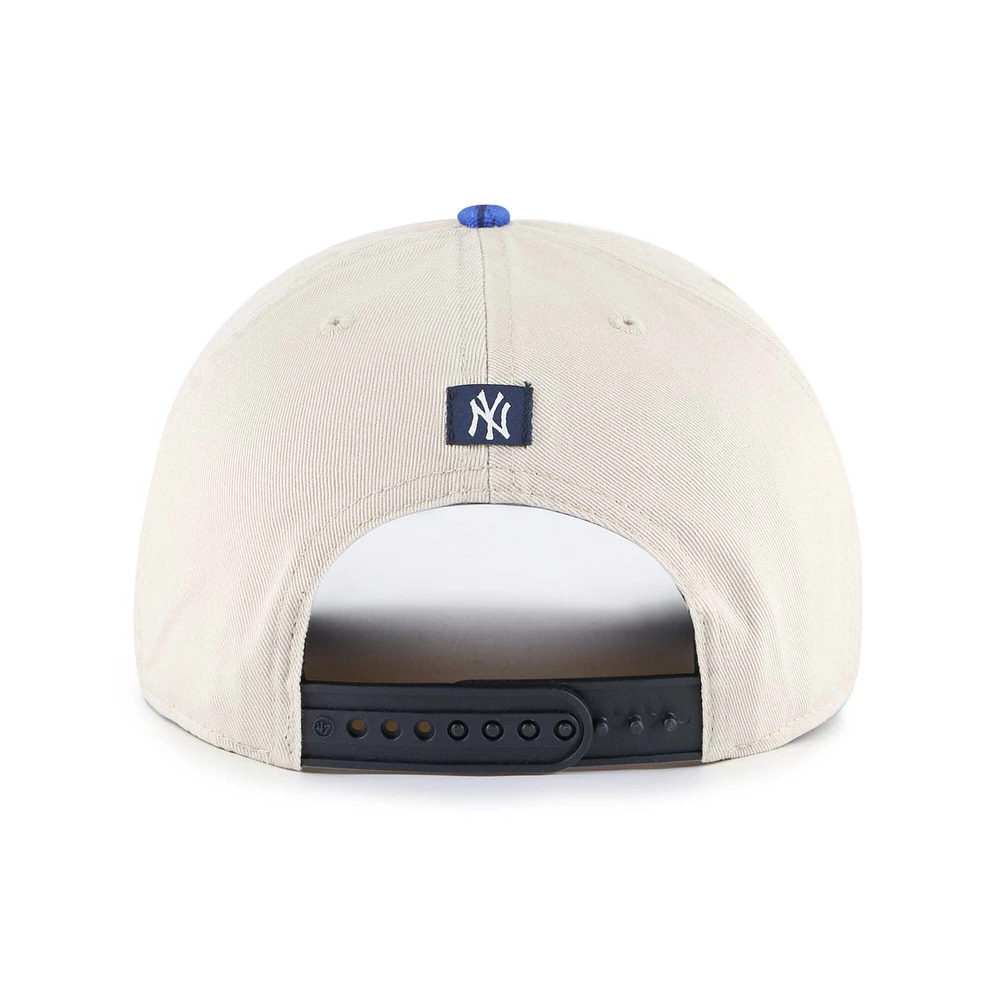 Men's '47 Cream/Navy New York Yankees Fiji Rope Hitch Adjustable Hat