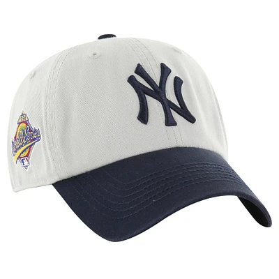 Casquette ajustée '47 gris/marine New York Yankees Sure Shot Classic Franchise pour hommes