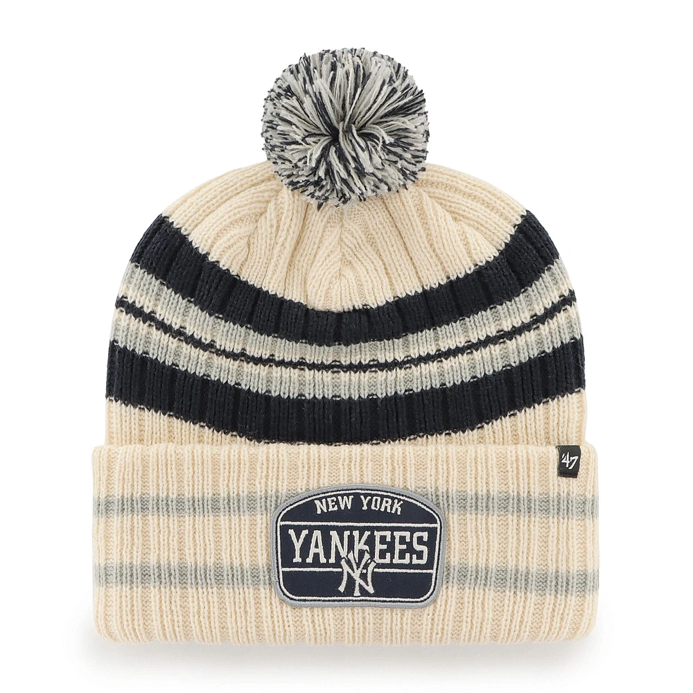 yankees pom pom hat