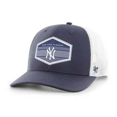 New York Yankees '47 Burgess Trucker Snapback Hat - Navy/White