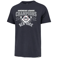 Men's '47 Navy New York Yankees 2024 American League Champions Franklin T-Shirt