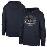 Men's '47 Navy New York Yankees 2024 World Series Headline Pullover Hoodie