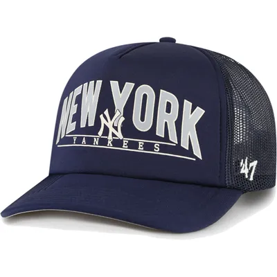 New York Yankees 47 Brand Navy Franchise Fitted Hat - Medium