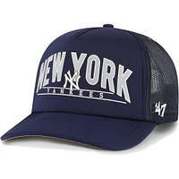 Casquette snapback en mousse Backhaul New York Yankees '47 bleu marine pour homme