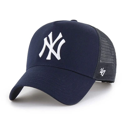 Casquette de camionneur ajustable New York Yankees Ballpark Offside '47 pour homme bleu marine