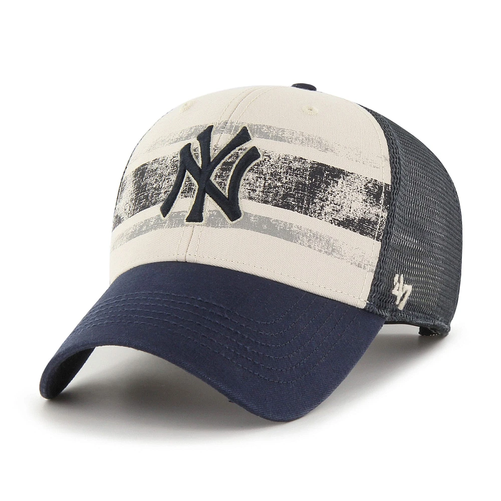 Men's '47 Navy New York Yankees Breakout MVP Trucker Adjustable Hat