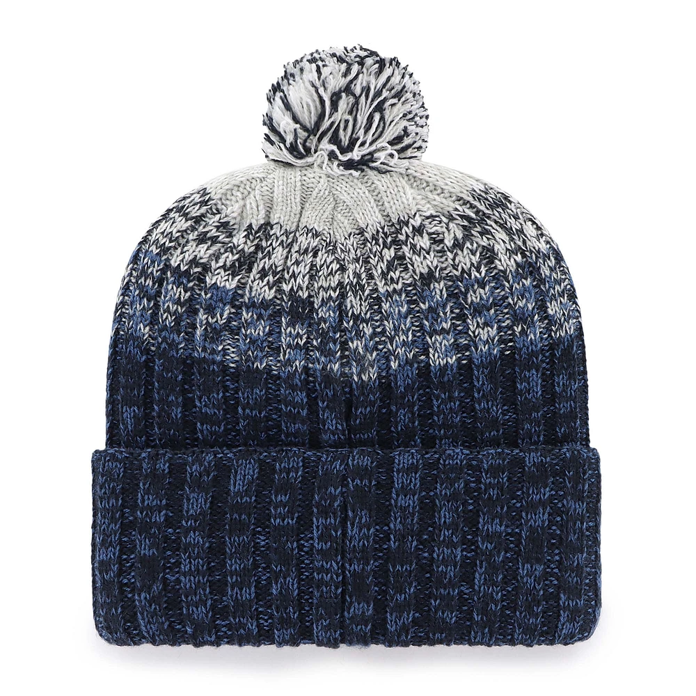 Bonnet en tricot à revers avec pompon New York Yankees '47 bleu marine pour homme