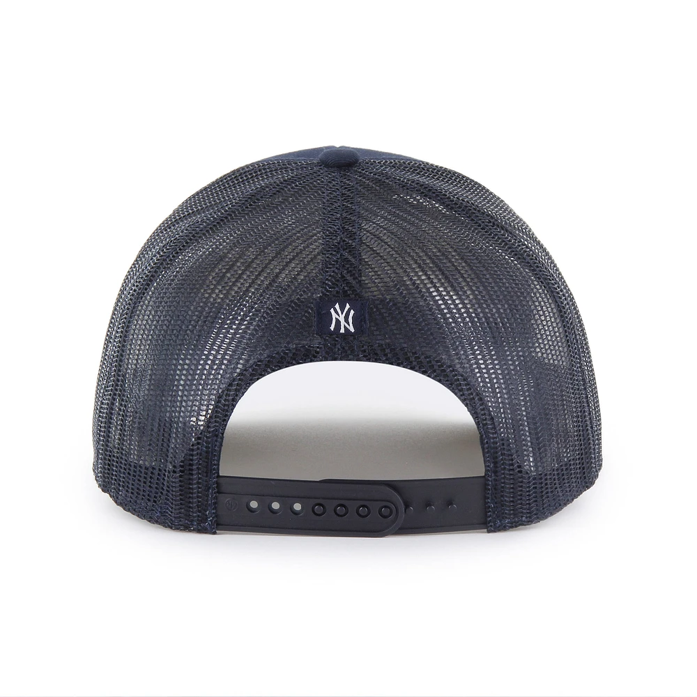 Men's '47 Navy New York Yankees Garner Trucker Adjustable Hat