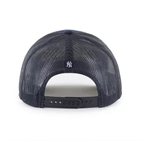 Men's '47 Navy New York Yankees Garner Trucker Adjustable Hat