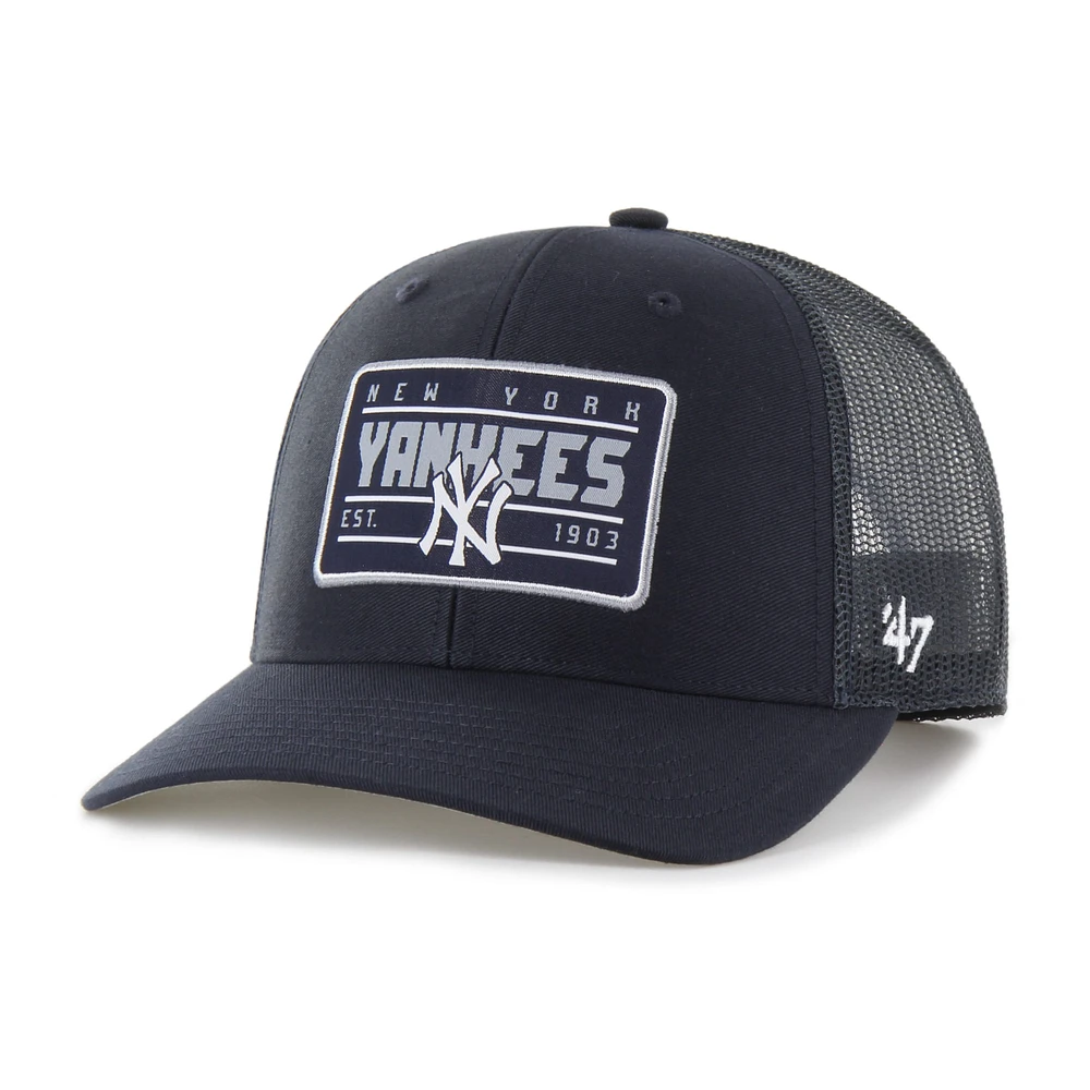 Casquette ajustable Hardline Trucker bleu marine New York Yankees '47 pour homme