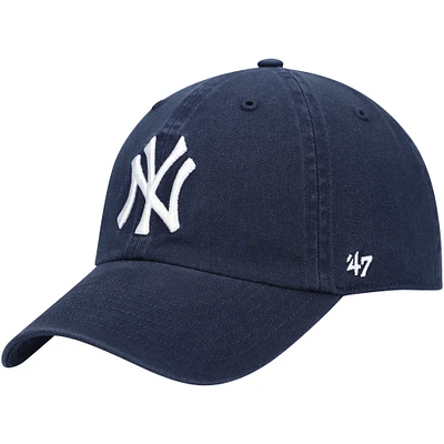 Men's '47 Navy New York Yankees Heritage Clean Up Adjustable Hat