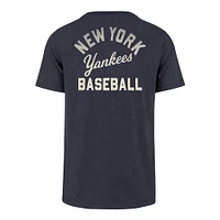 T-shirt Turn Back Franklin des Yankees de New York '47 bleu marine pour homme