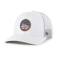 Men's '47 White New York Yankees Homage Adjustable Trucker Hat