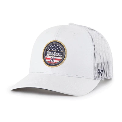 Men's '47 White New York Yankees Homage Adjustable Trucker Hat