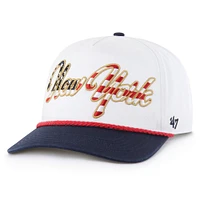 Casquette ajustable patriotique blanche New York Yankees '47 pour homme