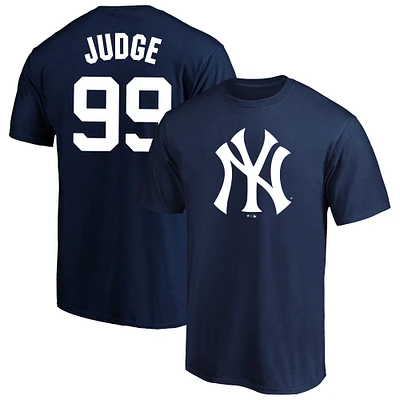 Men's Aaron Judge Navy New York Yankees Big & Tall Name Number T-Shirt