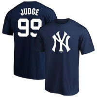 Men's Aaron Judge Navy New York Yankees Big & Tall Name Number T-Shirt
