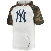 Profile Men's Aaron Judge White/Camo New York Yankees Player Big & Tall Raglan Hoodie T-Shirt