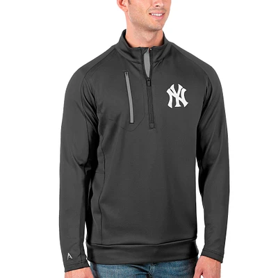 Veste à enfiler glissière quart de tour New York Yankees Generation pour homme, gris antigua