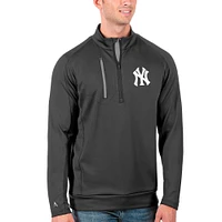 Veste à enfiler glissière quart de tour New York Yankees Generation pour homme, gris antigua