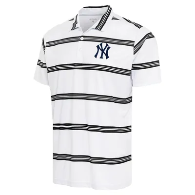 Antigua Men's New York Yankees Gray Affluent Polo