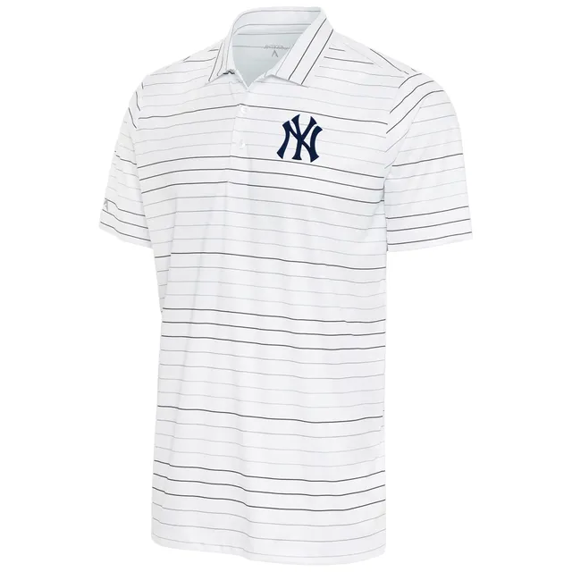 Men's Antigua New York Yankees White Balance Polo