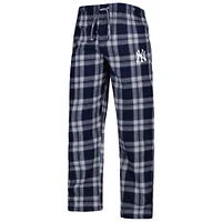 Ensemble de pyjama et pantalon Concepts Sport bleu marine/gris avec écusson des New York Yankees pour homme