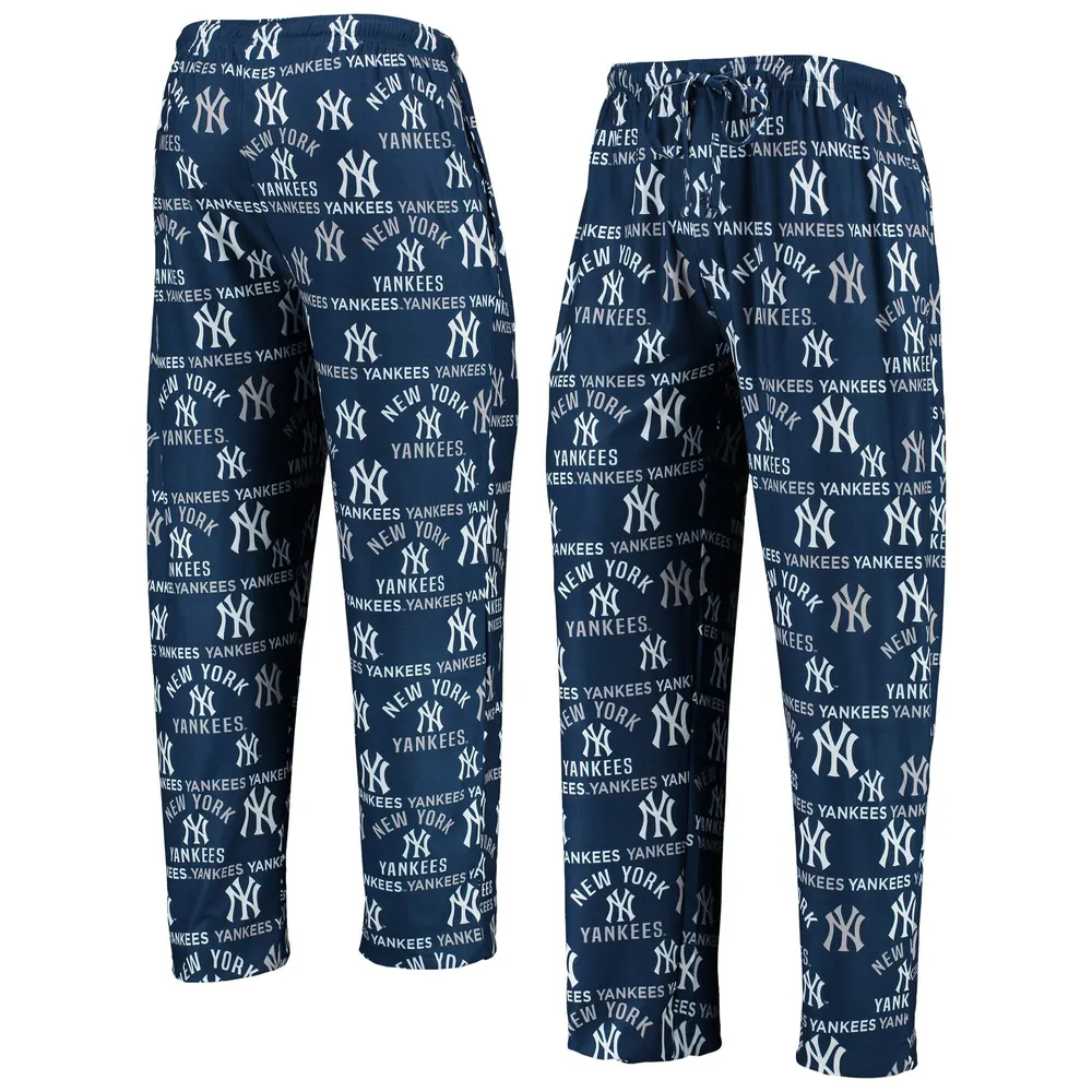 Women's Concepts Sport Navy New York Yankees Flagship Allover Print Top & Shorts Sleep Set Size: Small