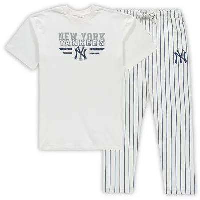 Outerstuff Preschool New York Yankees White/Heather Gray Groundout Baller Raglan T-Shirt & Shorts Set