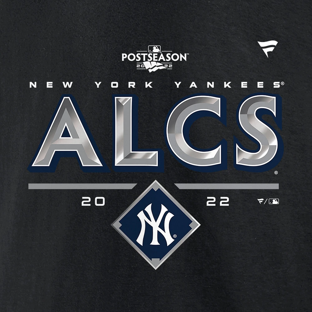 Men's Fanatics Black New York Yankees 2022 Division Series Winner Locker Room Big & Tall T-Shirt