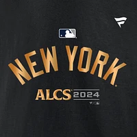 T-shirt noir fanatiques pour hommes New York Yankees 2024 American League Division Series Champions Vestiaire