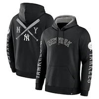 Men's Fanatics  Black New York Yankees Big City Legacy Fleece Pullover Hoodie