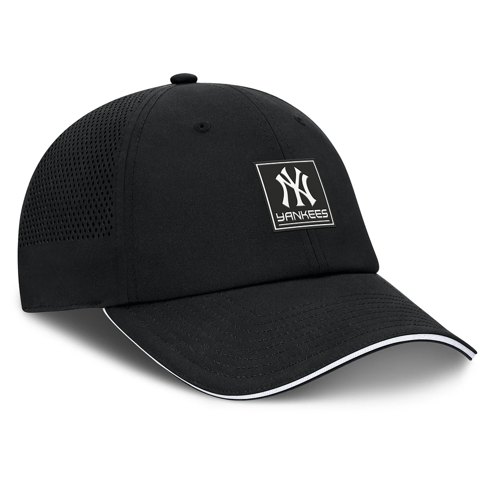Men's Fanatics Black New York Yankees Level Up Driver Adjustable Hat