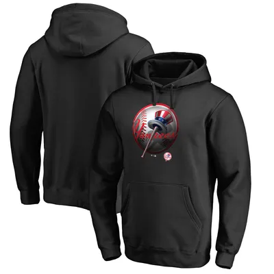 New York Yankees Fanatics Branded Midnight Mascot Pullover Hoodie - Black