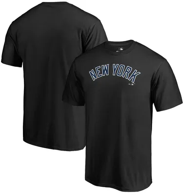 New York Yankees Fanatics Branded Team Wordmark T-Shirt - Black