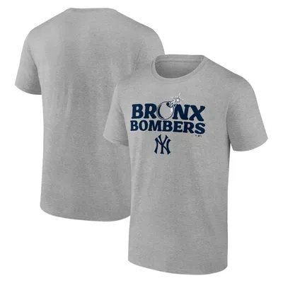 New York Yankees Fanatics Branded Bronx Bombers T-Shirt - Heather Gray